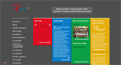 Desktop Screenshot of enfants-espoir.net